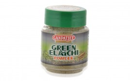 Ganpatjee Green Elaichi Powder   Plastic Bottle  25 grams